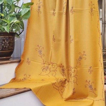 Yellow Printed Shawl