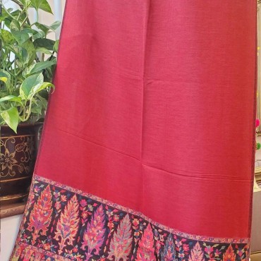 Red Printed Shawl
