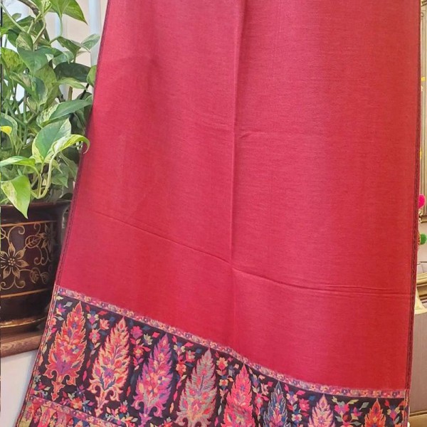 Red Printed Shawl