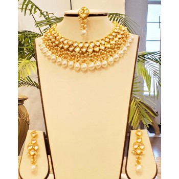 Indo Western Classic Necklace With Gold Plating
