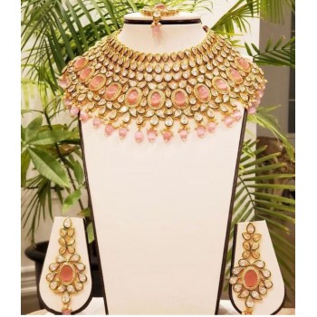 Indo Western Classic Necklace With Gold Plating
